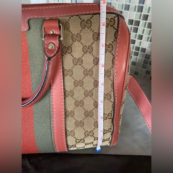 Gucci Canvas Boston Bag Medium
